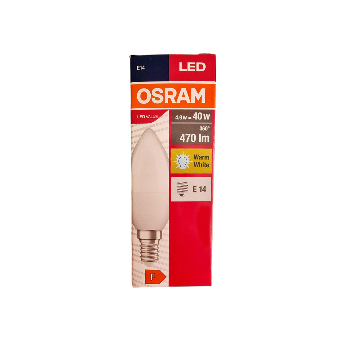 Osram Led Value 4,9W/2700K 470lm E14 Sarı Işık