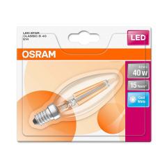 Osram Led Star Cl B Filaman 40 Non-Dim 4W/4000K 470lm E14 Gün Işığı