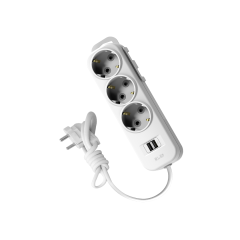 Elbi 3'lü Usb'li Çocuk Korumalı Topraklı Grup Priz 2 Mt