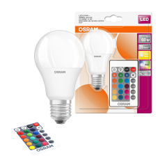 Osram Led Star Rgbw Class A 9W/2700K E27 806 Lm - Uzaktan Kumandalı Renk Değiştiren Ampul Sarı Işık