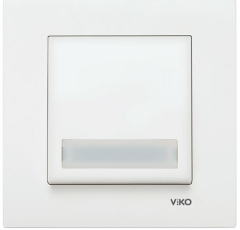 Viko Karre Beyaz Işıklı Etiket Zil