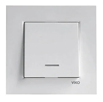 Viko Karre Beyaz Işıklı Light
