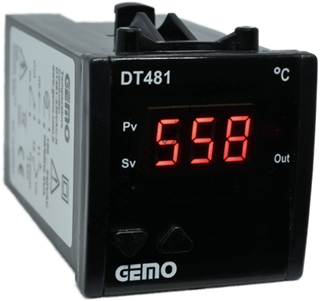 Gemo DT481-24V-S SSR Çıkışlı  ON/OFF Sıcaklık Kontrol Cihazı