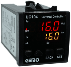 Gemo UC104-230VAC-R Röle Çıkışlı  Üniversal Kontrol Cihazı