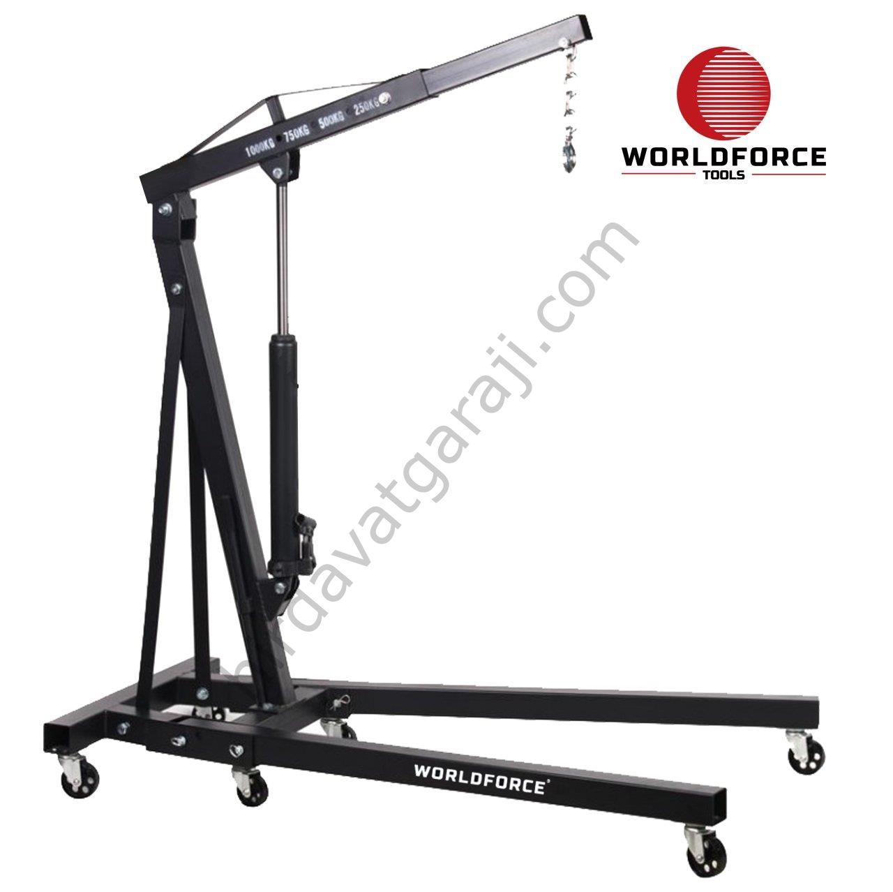 Worldforce Caraskal Hidrolik Vinç Katlanır 1.5 Ton