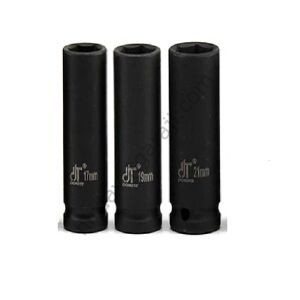 1/2 Havalı Uzun Derin Darbeli Lokma 17-19-21 Mm