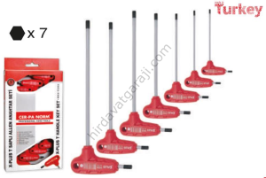 Cer-Pa Norm 7 Parça T Tip Torx Allen Seti