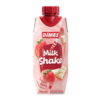 Milkshake Çilek-Vanilya 0,31 ML Koli 12 li