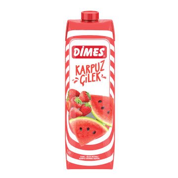 Dimes 1 LT Karpuz-Çilek İçeceği Koli 12 li