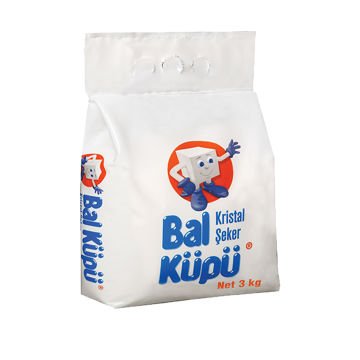 Balküpü 3 Kg Kristal Toz Şeker Koli 10 lu