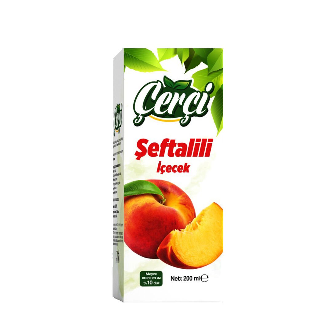 Çerçi 200 ML Şeftali İçeceği Koli 27 li