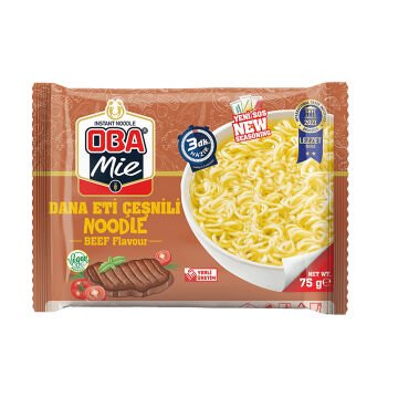 Oba Mie Dana Eti Çeşnili Noodle Koli 40 lı