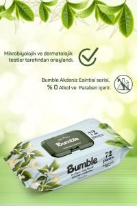 BUMBLE AKDENİZ ESİNTİSİ ISLAK MENDİL 72 YAPRAK