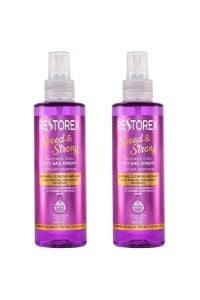 Restorex Sağlıklı Uzama Etkili Işıltılı Bakım Sıvı Saç Kremi 200 Ml 2 Adet