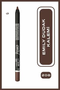 Emily Long Lasting Lip Pencil No: 208 - Dudak Kalemi - 8691190522087