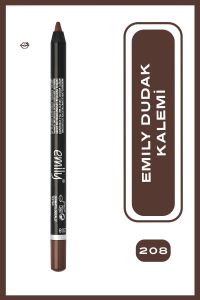 Emily Long Lasting Lip Pencil No: 208 - Dudak Kalemi - 8691190522087