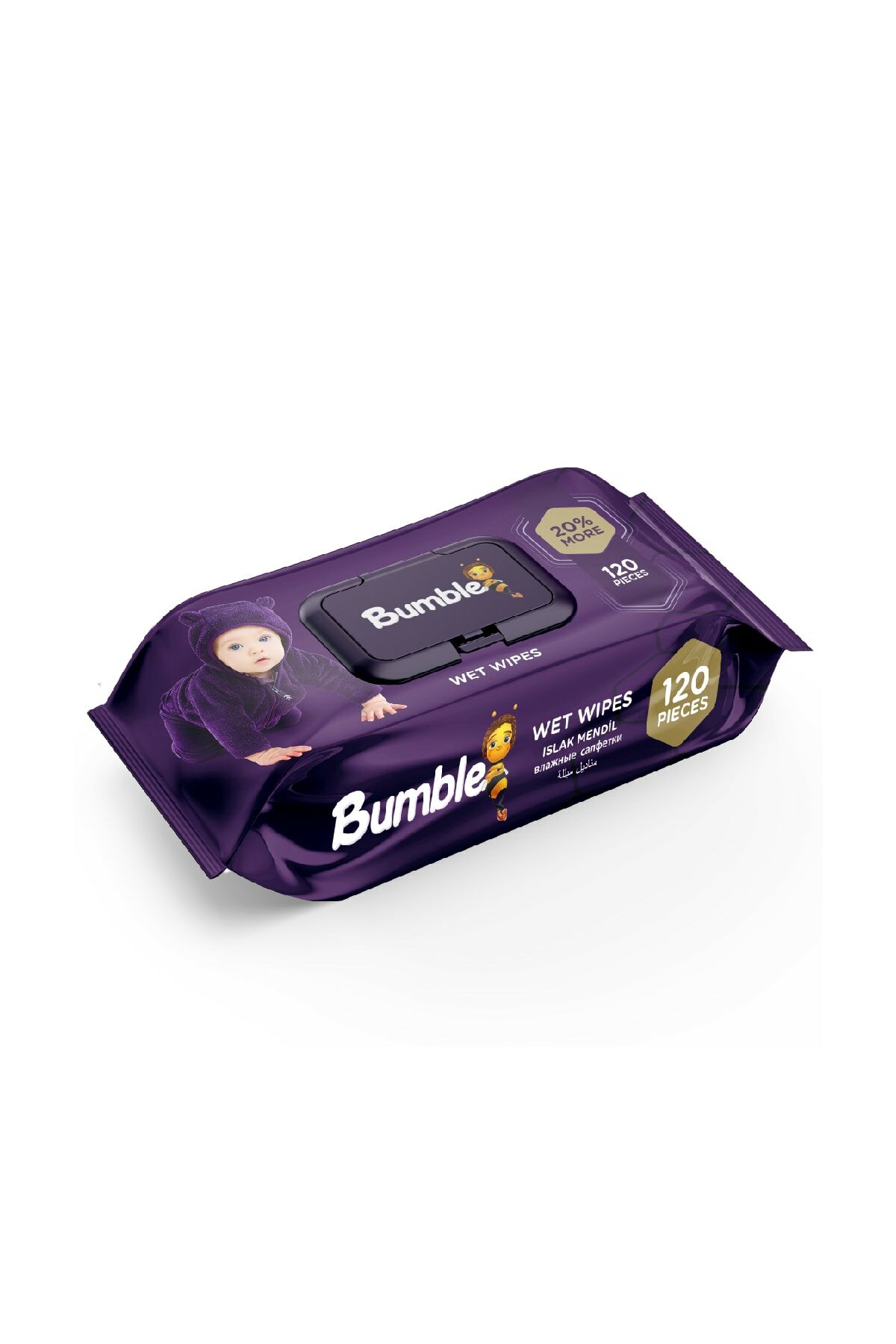 BUMBLE ISLAK MENDİL 120Lİ(BABY)