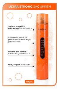 Ultra Strong Saç Spreyi 400 ml - Ultra Güçlü Tutuş