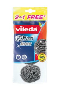 Vileda Glitzi Inox Çelik 3'lü Paket