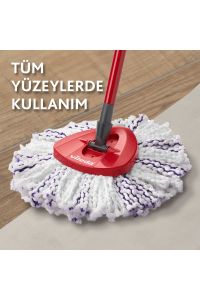 Turbo Temizlik Seti 6 Lı Mikrofiber Yedek Paspas Paketi (KLASİK 2İN1 3İN1)