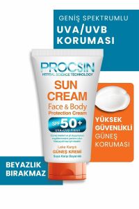 PROCSIN GÜNEŞ KREMİ FACE & BODY 50+SPF 50MLx125