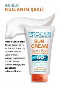 PROCSIN GÜNEŞ KREMİ FACE & BODY 50+SPF 50MLx125