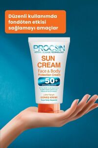 PROCSIN GÜNEŞ KREMİ FACE & BODY 50+SPF 50MLx125