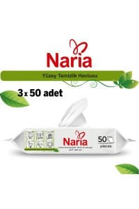 NARİA Yüzey Temizlik Havlusu 3x50 (150 Yaprak)