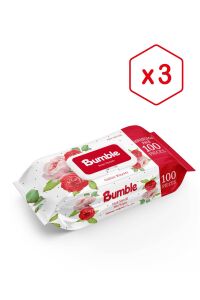 BUMBLE GÜLÜN RÜYASI ISLAK MENDİL 100 YAPRAK 3'LÜ PAKET