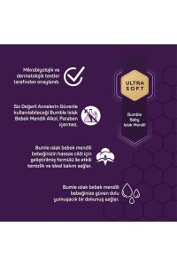 BUMBLE BABY ISLAK MENDİL 120 YAPRAK 3'LÜ PAKET
