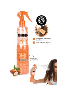 Morfose Çift Fazlı Argan Turuncu Fön Suyu 400 ml X 2 Adet