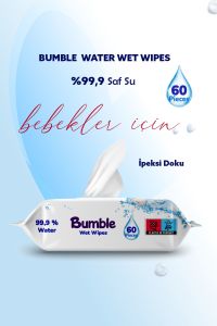 Bumble WATER WİPES 60'LI ISLAK MENDİL (6x60) 360 YAPRAK BİBERON&EMZİK SETİ