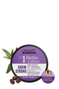 Urban Care Expert Biotin ve Kafein Grow Strong Saç Güçlendirici Bakım Yağı-Vegan-240 ml