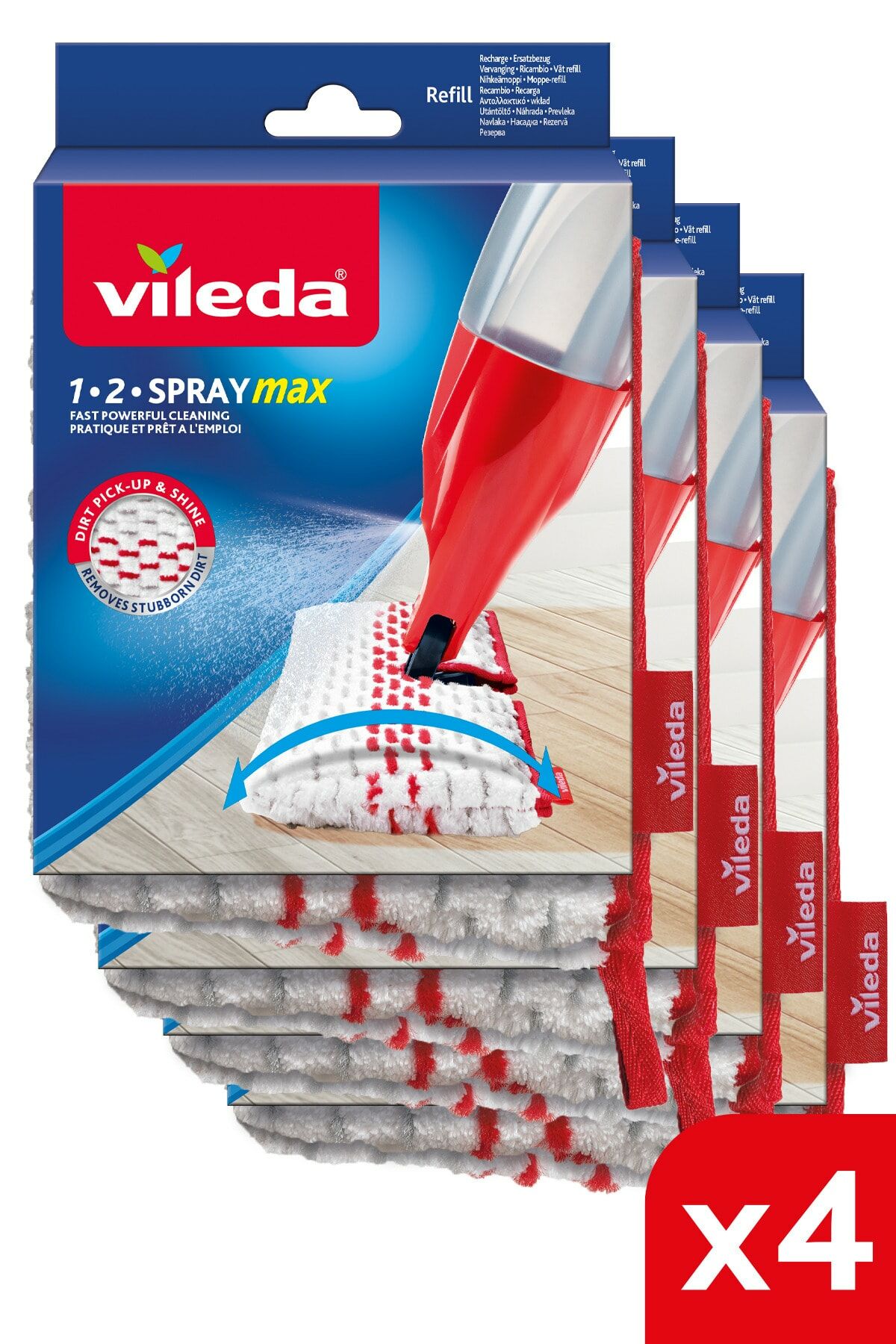 (4 Adet) VİLEDA SPRAY MAX YEDEK BAŞLIK
