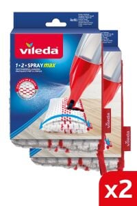 Vileda 1-2 Spray Max 2 Adet Yedek Başlık Mop