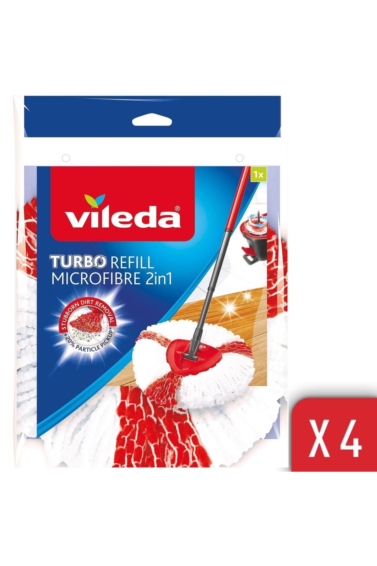 4  LÜ  VİLEDA TURBO 2in1 Yedek Paspas