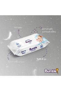 BUMBLE ISLAK MENDİL 60 LI (WATER WİPES) x12