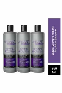 Urban Care Expert Biotin Ve Kafein Dökülme Karşıtı Şampuan X3 Adet-sağlıklı Uzamaya Yardımcı-350 ml