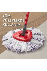 Vileda Turbo 3in1 Extra Pedli Mikrofiber Yedek Paspas