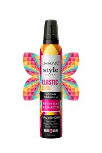 Urban Care Style Guide Elastic Curl Doğal Görünüm Sağlayan Saç Köpüğü-esnek Tutuş-vegan -200 ml
