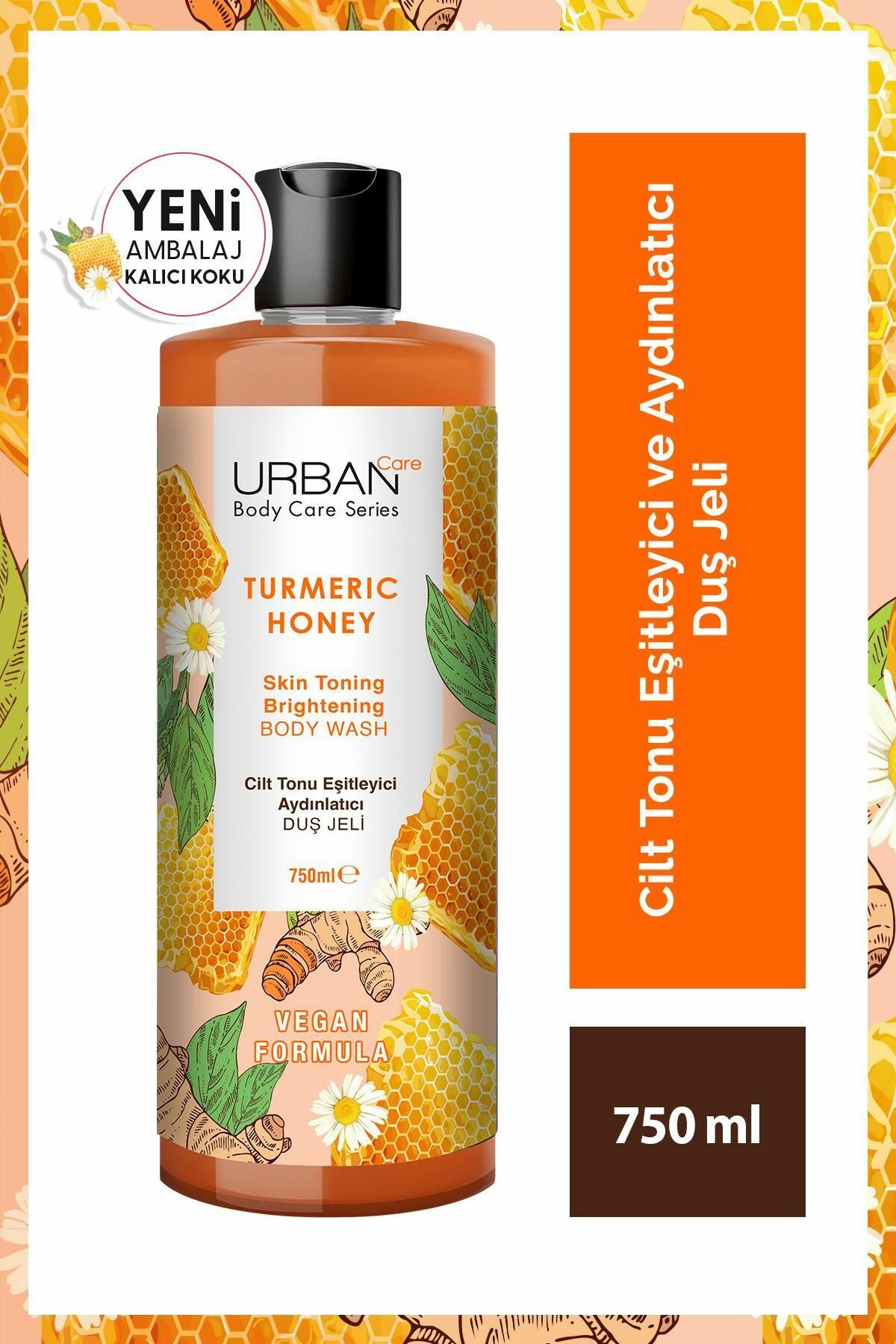 Urban Care Body Series Turmeric Honey Duş Jeli 750 ml