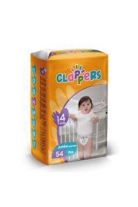 CLAPPERS BEBEK BEZİ JUMBO PAKET NO:4 (7-14 KG) 54LÜ