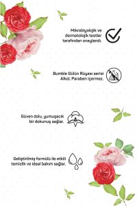 BUMBLE GÜLÜN RÜYASI ISLAK MENDİL 100 YAPRAK 6'LI PAKET