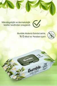 BUMBLE ISLAK MENDİL 72 Lİ (AKDENİZ ESİNTİSİ) x12