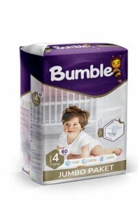 BUMBLE ÇOCUK BEZİ JUMBO PAKET NO:4 (7x14) 60LIx4