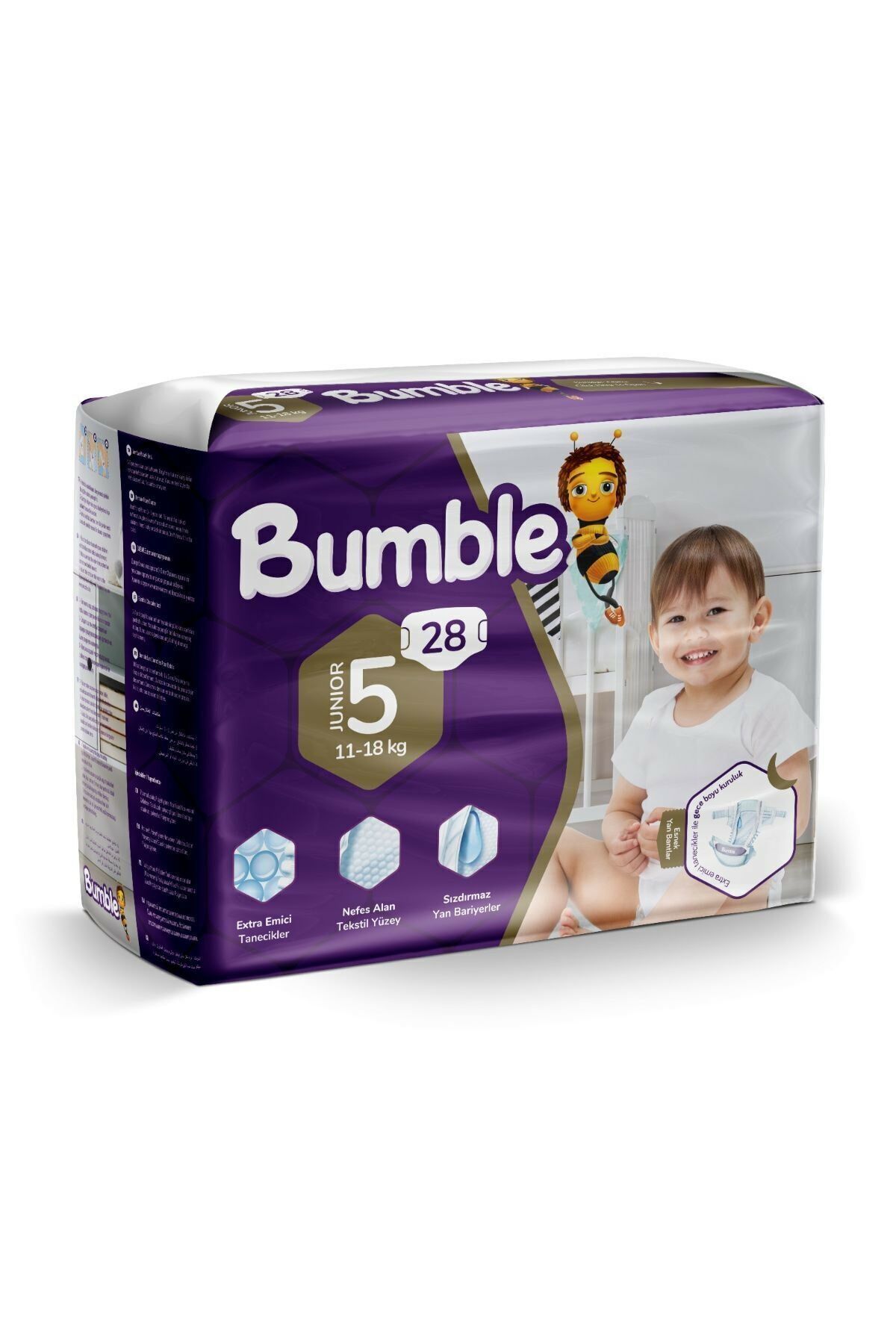 BUMBLE ÇOCUK BEZİ İKİZ PAKET NO:5 (11-18) 28 Lİx5
