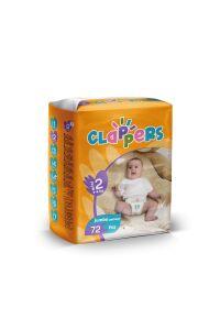 CLAPPERS BEBEK BEZİ JUMBO PAKET NO:2 (3-6) 72Lİ