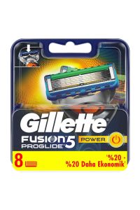 Gillette Fusion Proglide Power 8'li Yedek Tıraş Bıçağı