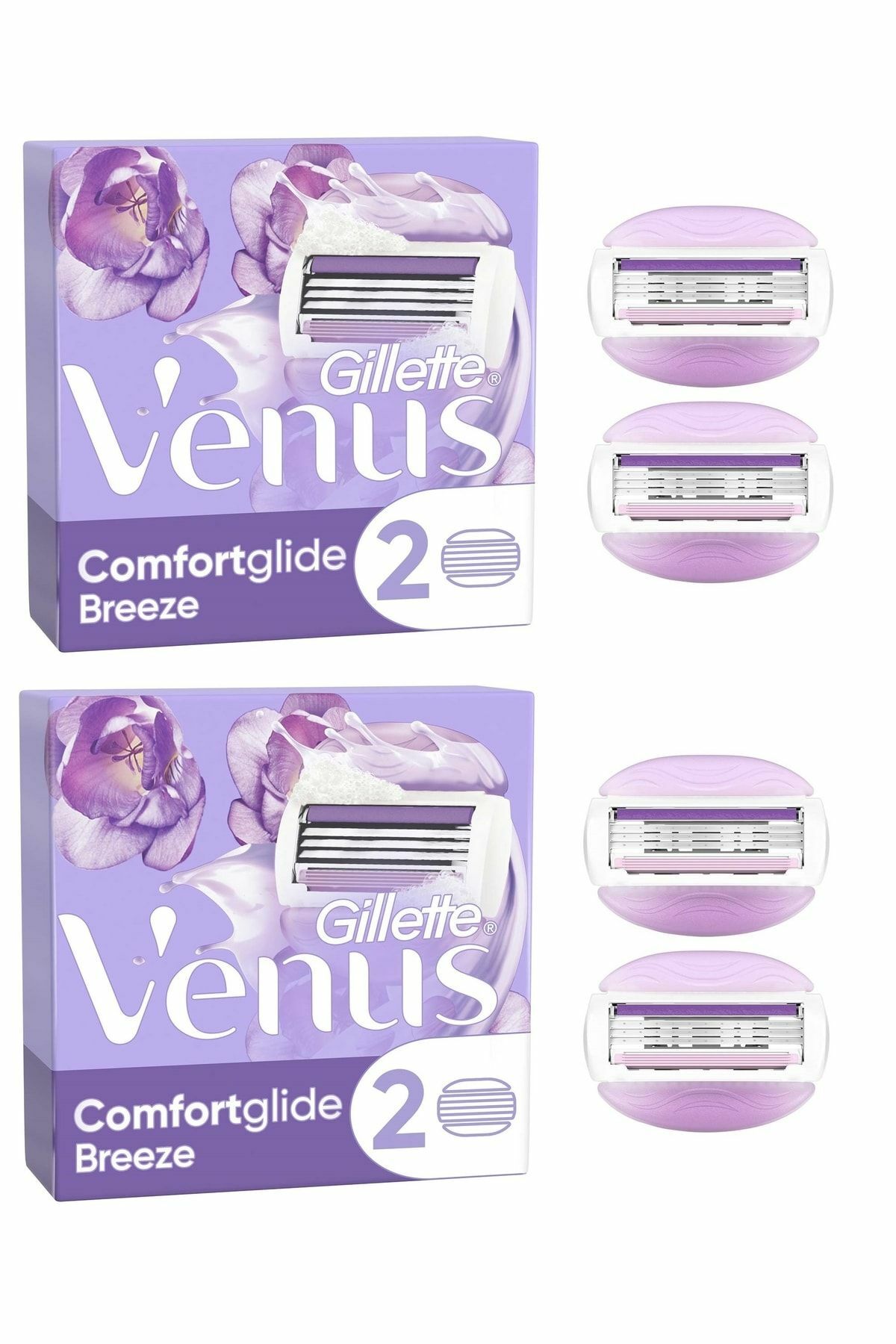 Gillette Venus Comfortglide Breeze 2’li Yedek Başlık (2x2)