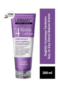 Urban Care Expert Biotin ve Kafein Dökülme Karşıtı Peeling Şampuan Krem Tonik 4lü Set-vegan
